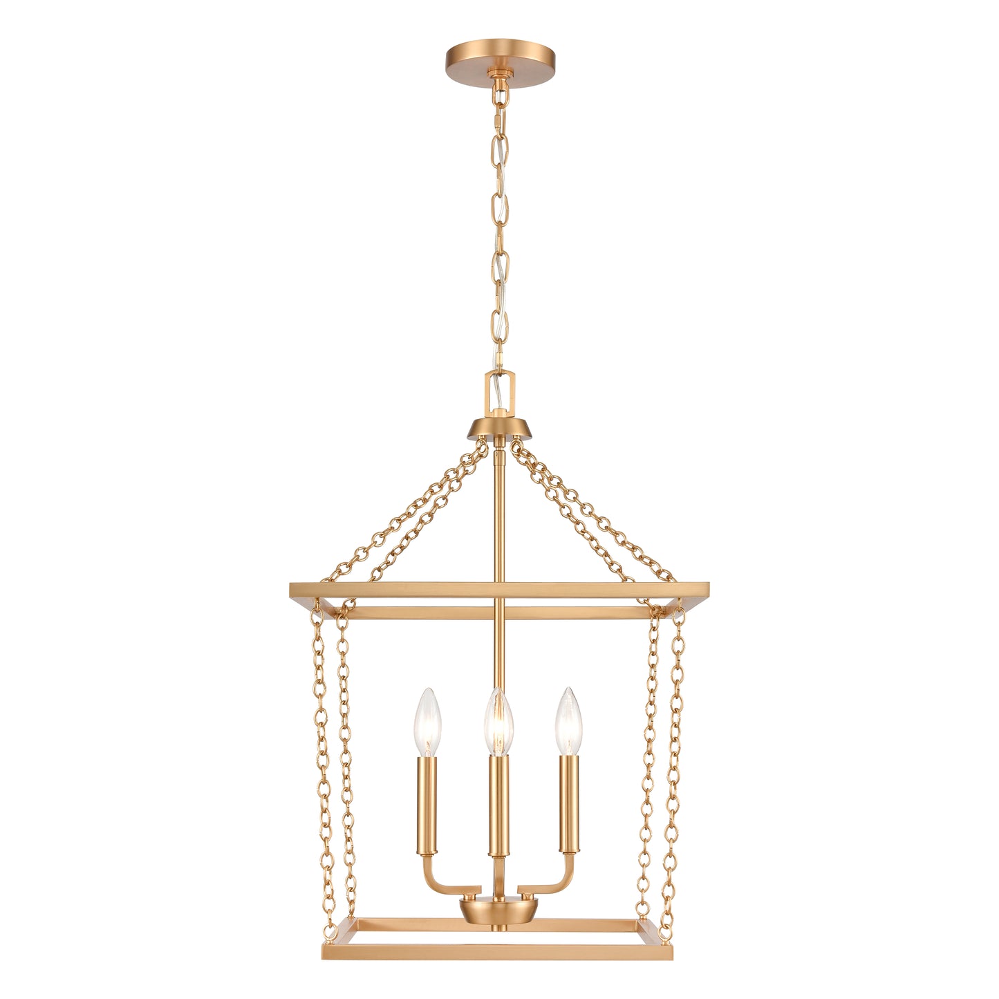 EC89824/4 - Emmett 17'' Wide 4-Light Pendant - Brushed Gold