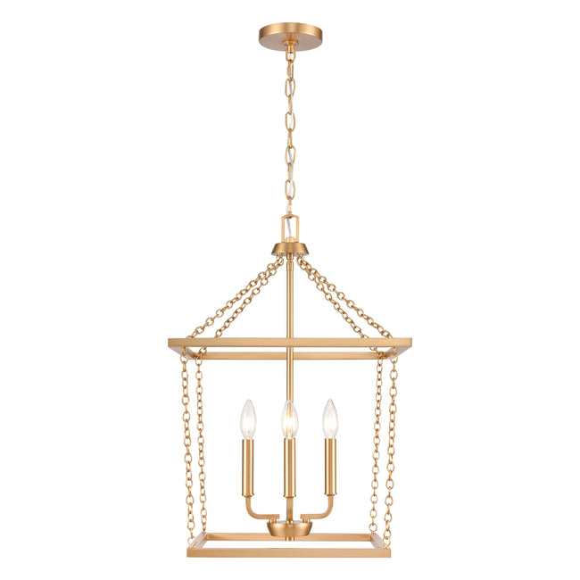 EC89824/4 - Emmett 17'' Wide 4-Light Pendant - Brushed Gold