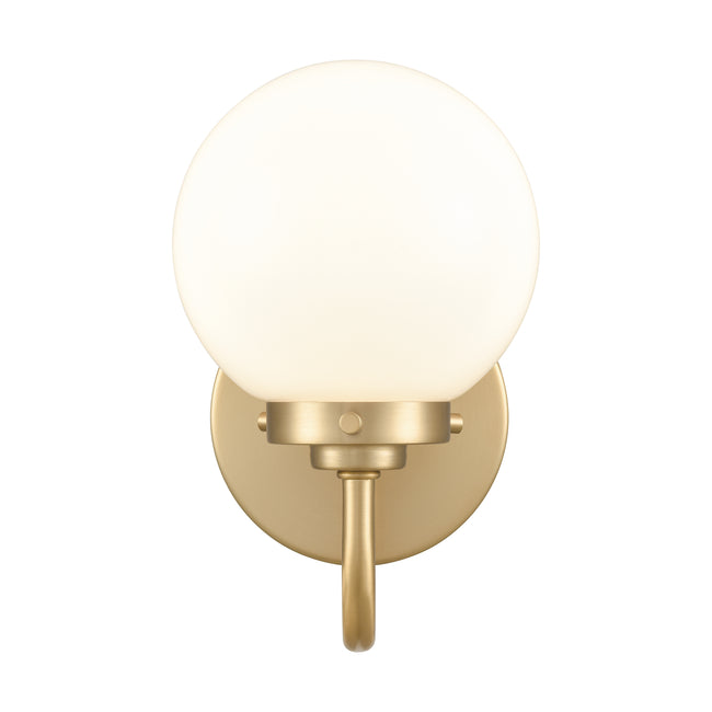 EC89970/1 - Fairbanks 8.5'' High 1-Light Sconce - Brushed Gold and Opal