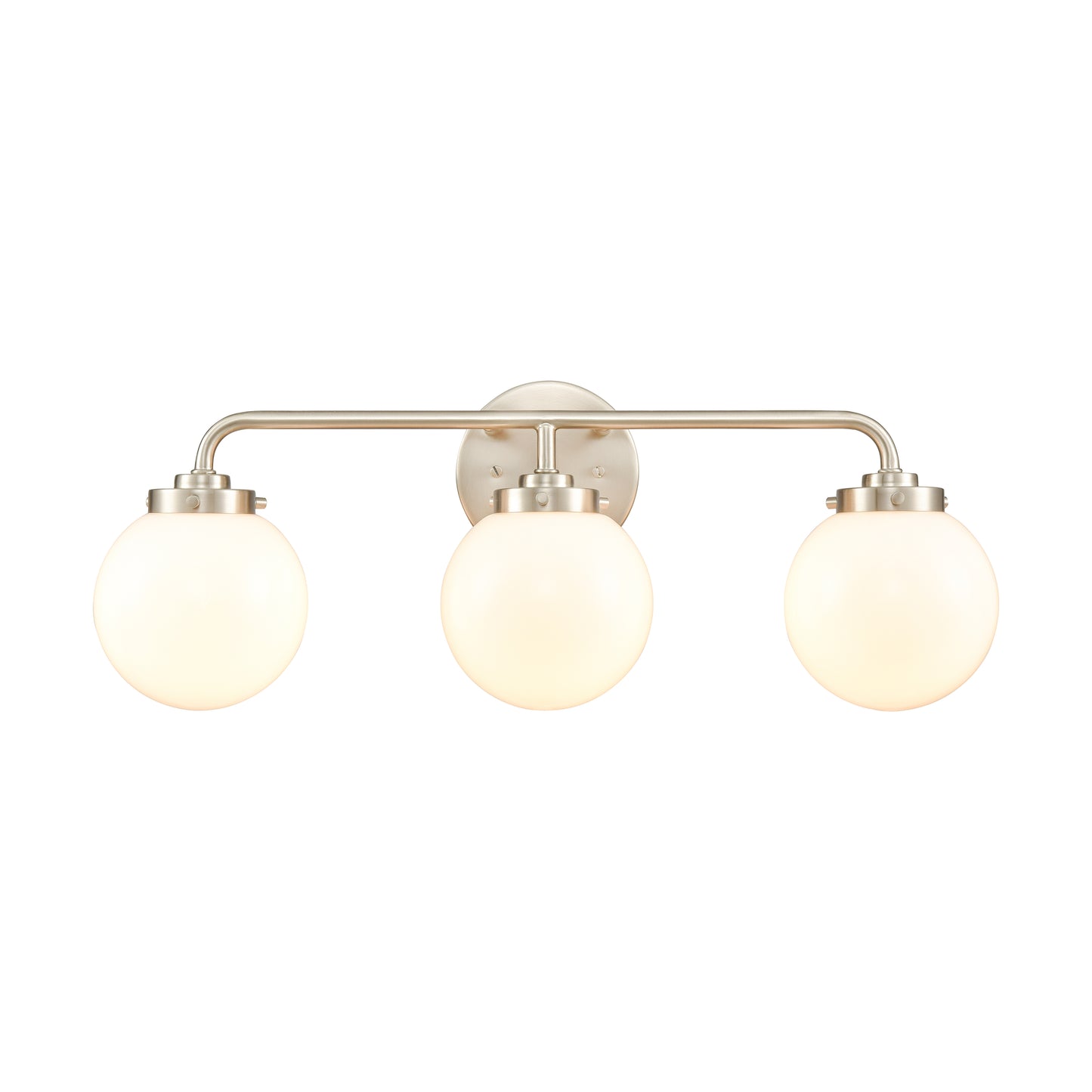 EC89984/3 - Fairbanks 22.75'' Wide 3-Light Vanity Light - Brushed Nickel and Opal