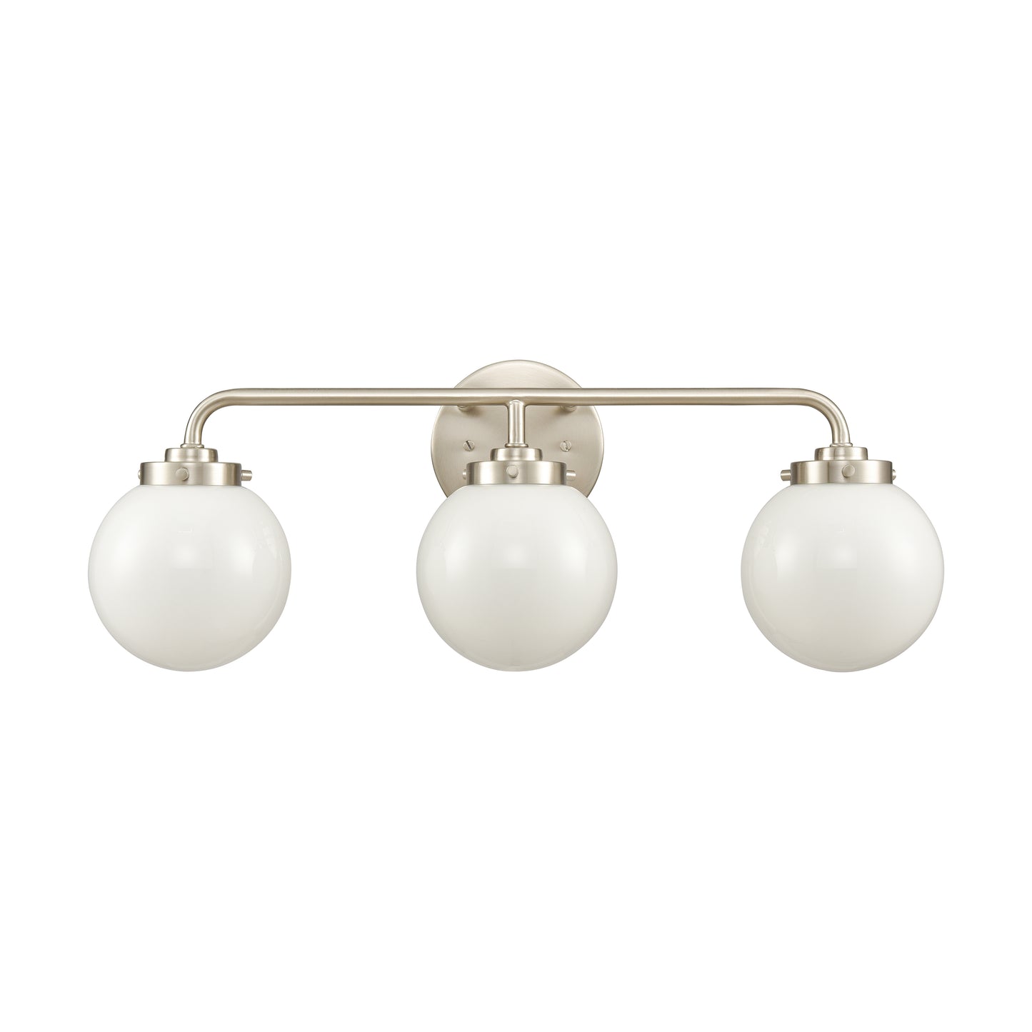 EC89984/3 - Fairbanks 22.75'' Wide 3-Light Vanity Light - Brushed Nickel and Opal