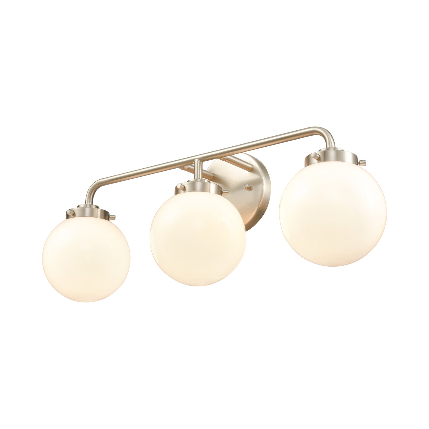 EC89984/3 - Fairbanks 22.75'' Wide 3-Light Vanity Light - Brushed Nickel and Opal