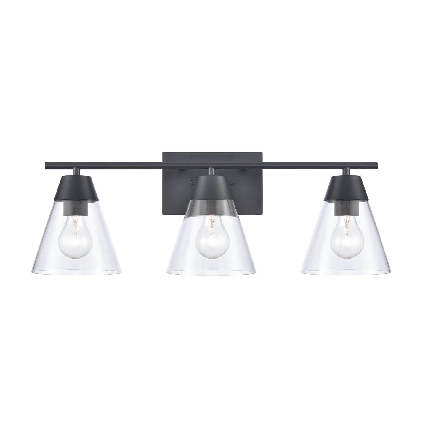 EC90004/3 - Vivica 24'' Wide 3-Light Vanity Light - Matte Black