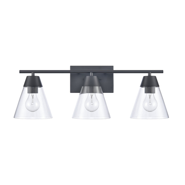 EC90004/3 - Vivica 24'' Wide 3-Light Vanity Light - Matte Black