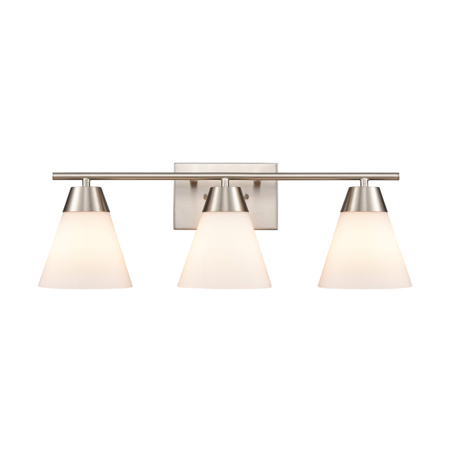 EC90024/3 - Vivica 24'' Wide 3-Light Vanity Light - Brushed Nickel