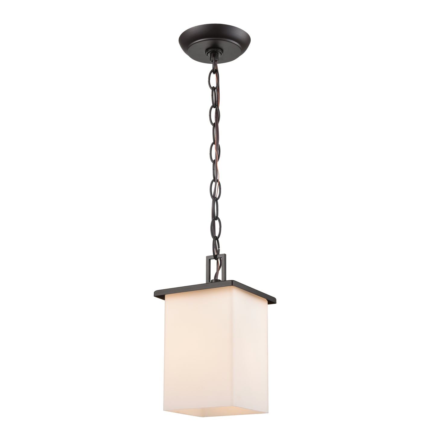 EN110146 - Broad Street 5.5'' Wide 1-Light Outdoor Pendant - Textured Matte Black