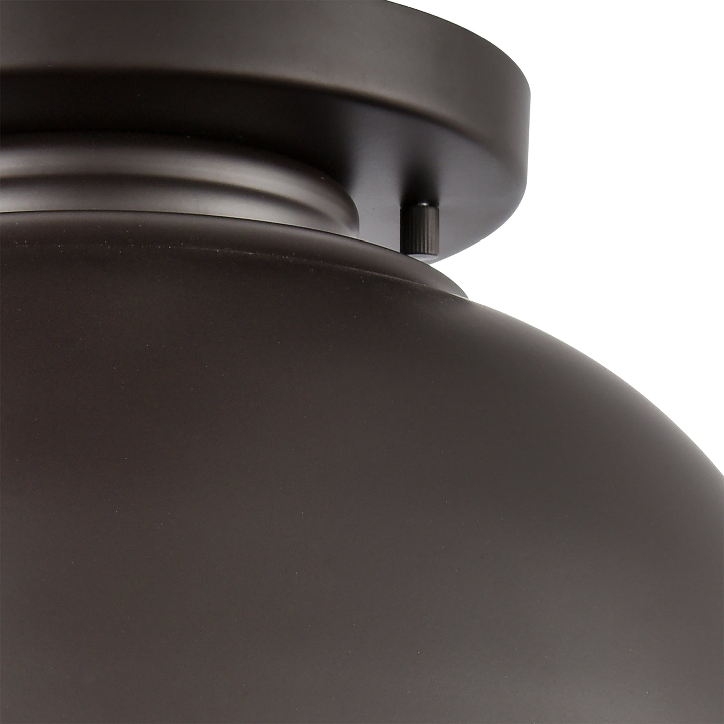 EN130136 - Cedar Park 13'' Wide 1-Light Outdoor Flush Mount - Oil Rubbed Bronze