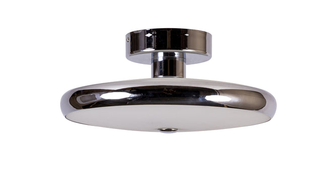 FM540-10-15 - Ciambella 14.5'' Wide 3-Light Flush Mount - Chrome