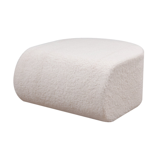 H0015-10819 - Keeler Pouf - White