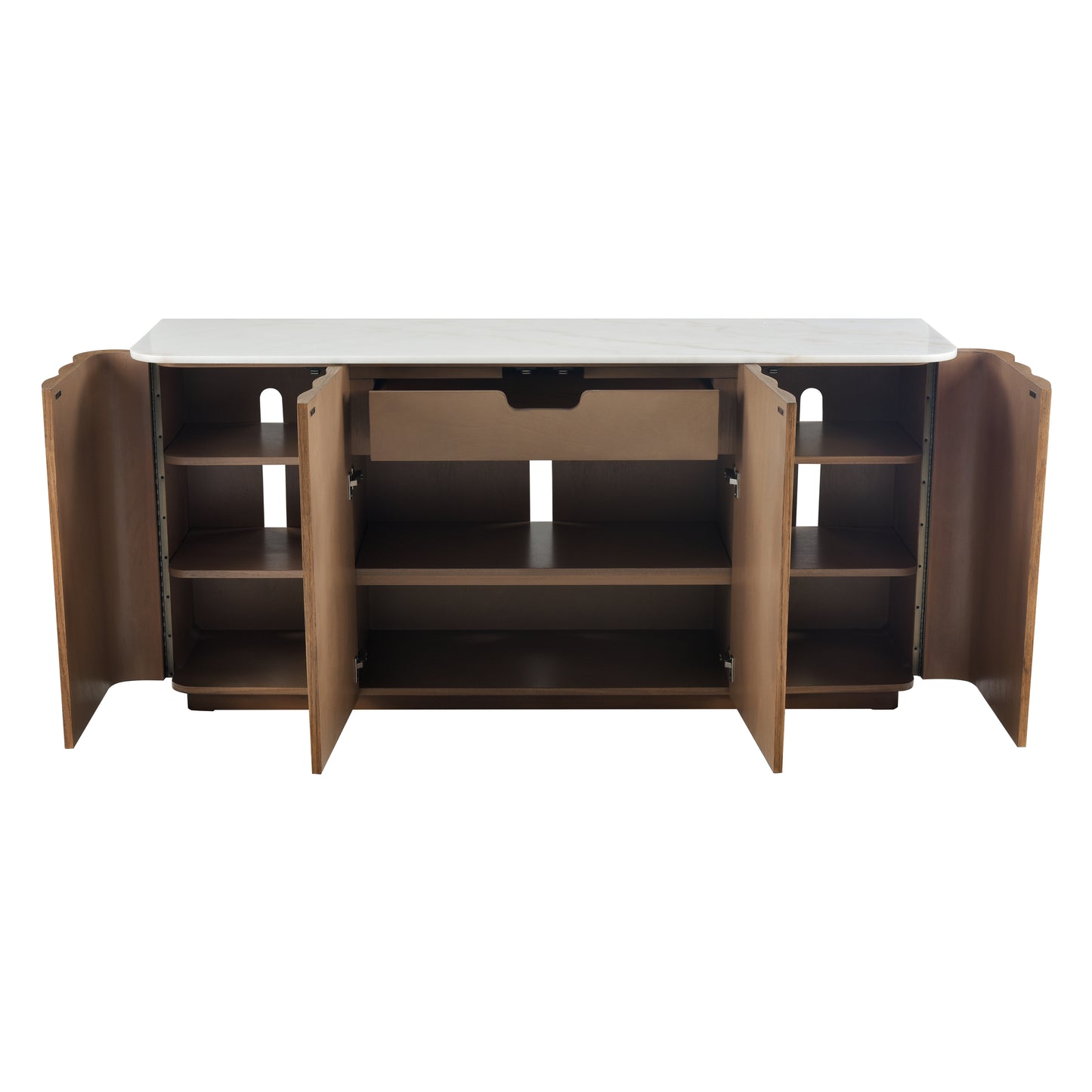 H0015-11450 - Woodside Credenza - Medium Oak