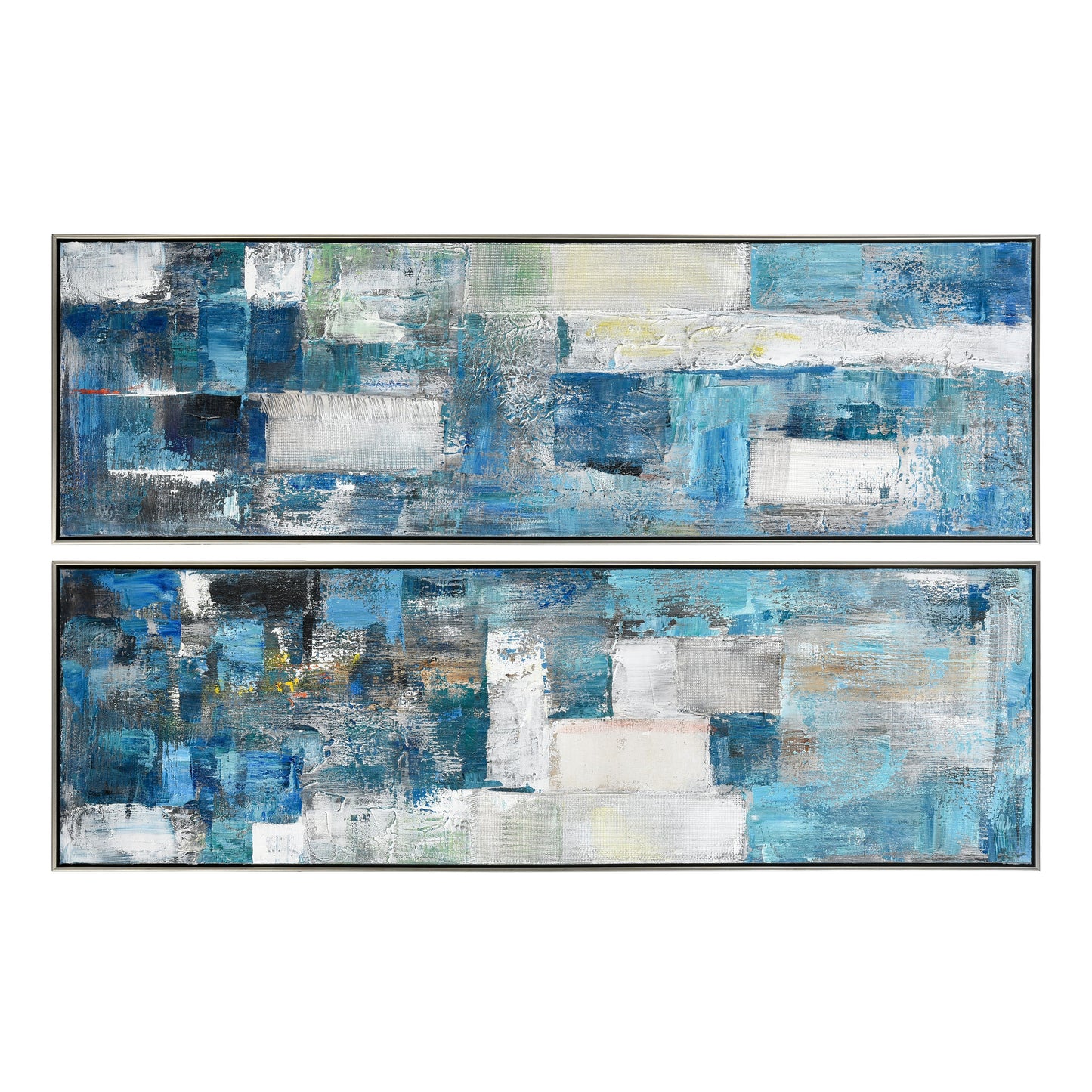 H0016-8141/S2 - Blue Apparent Wall Art - Set of 2