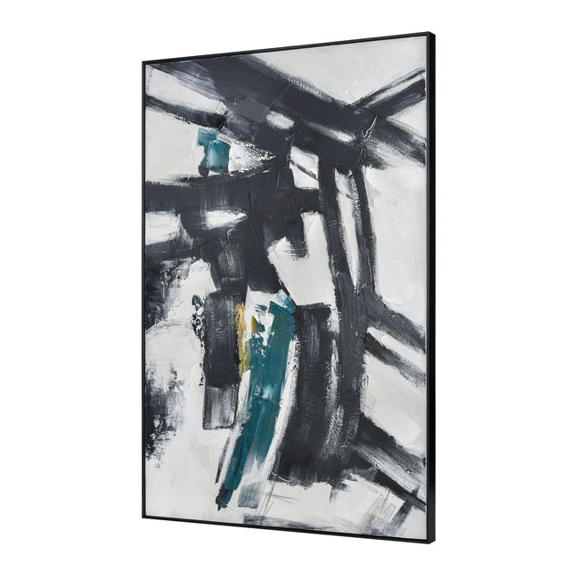 H0016-9844 - Obsidian II Abstract Wall Art