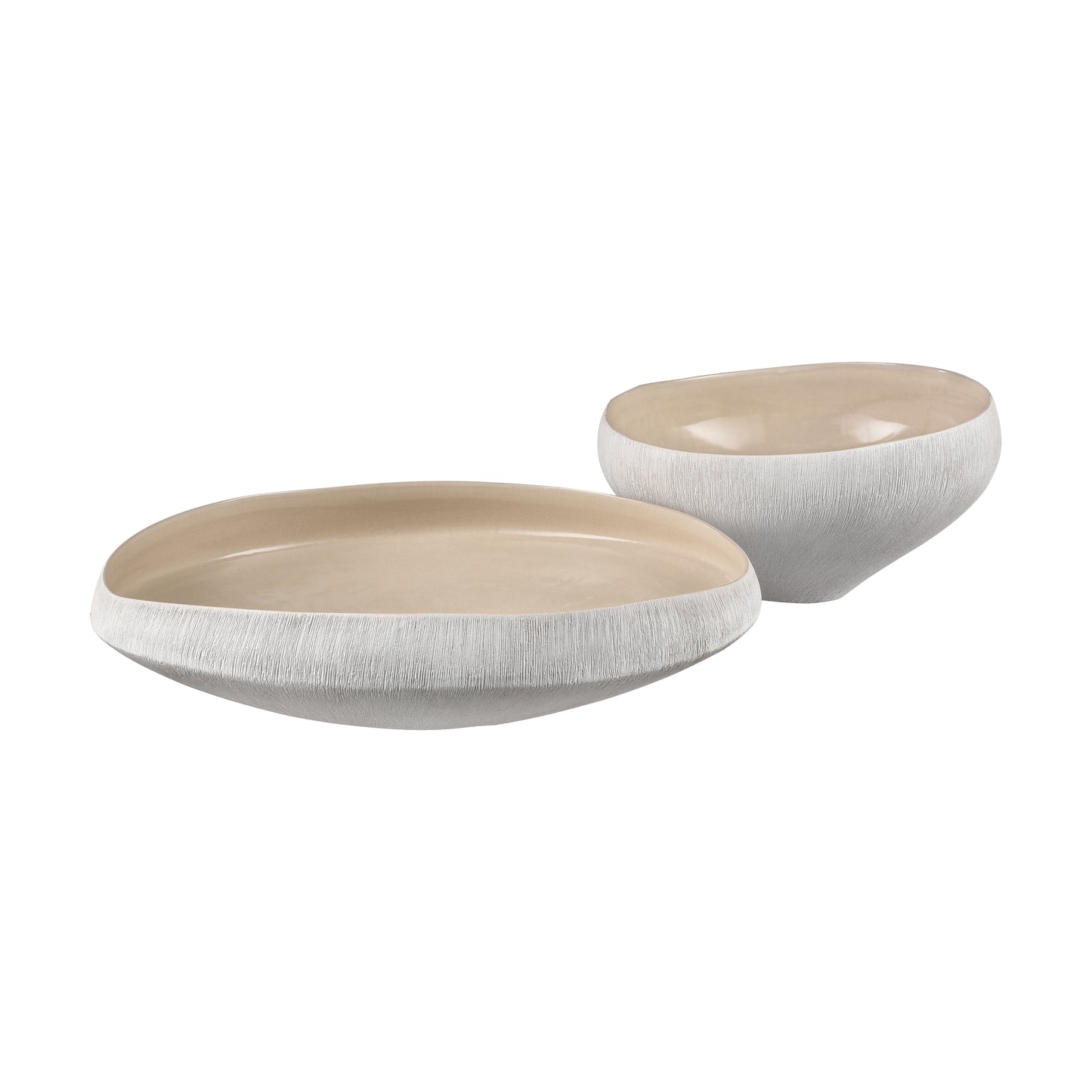 H0017-10882 - Greer Bowl - Low Beige