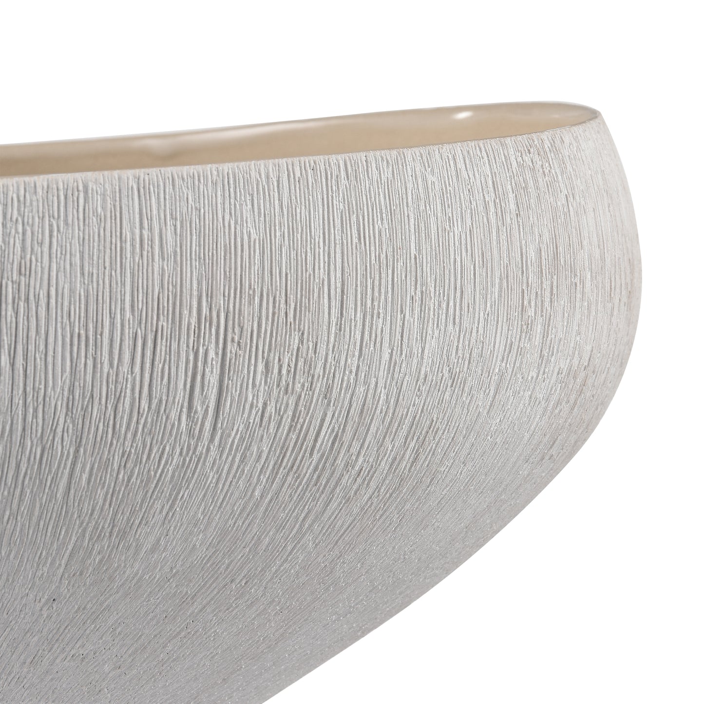 H0017-10883 - Greer Bowl - Tall Beige