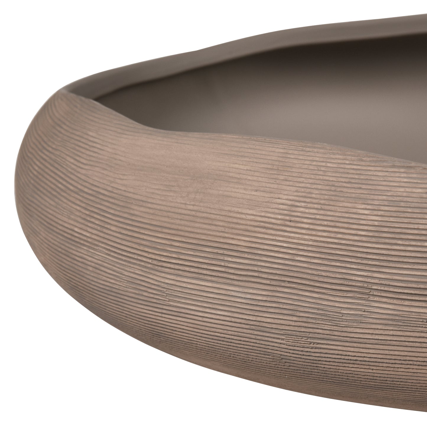 H0017-10890 - Bressan Centerpiece Bowl - Taupe