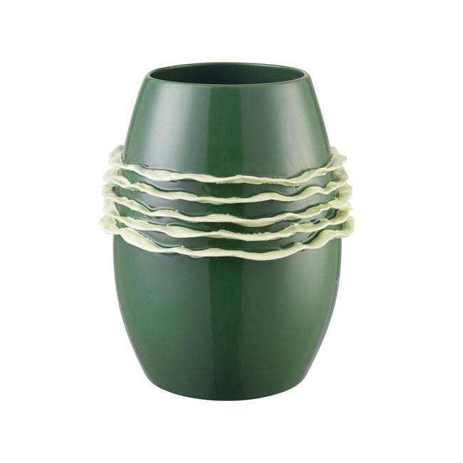 H0017-11935 - Algae Vase - Small Dark Green