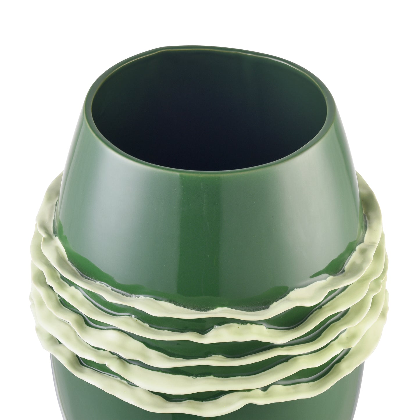 H0017-11935 - Algae Vase - Small Dark Green