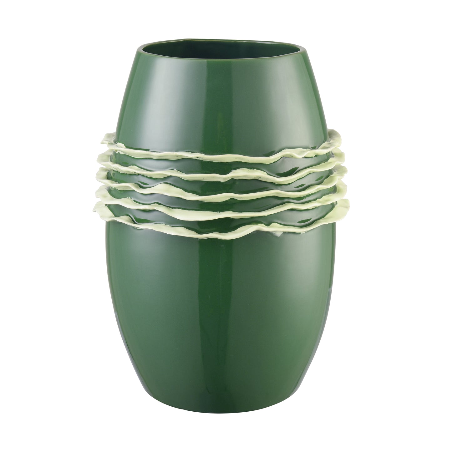 H0017-11936 - Algae Vase - Large Dark Green