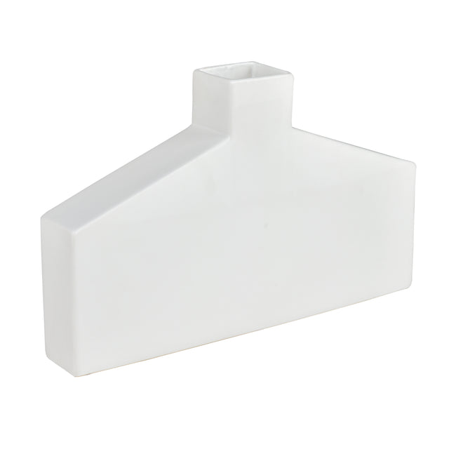 H0017-9147 - Drue Vase - Short Matte White