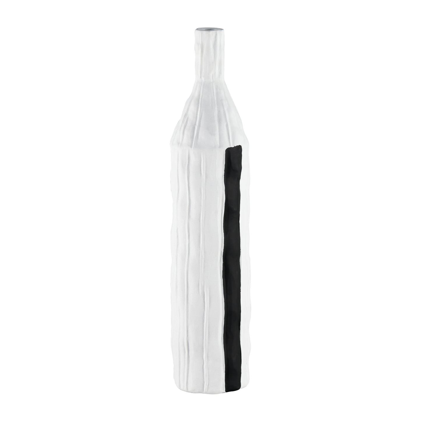 H0017-9167 - Carter Vase - Striped Black