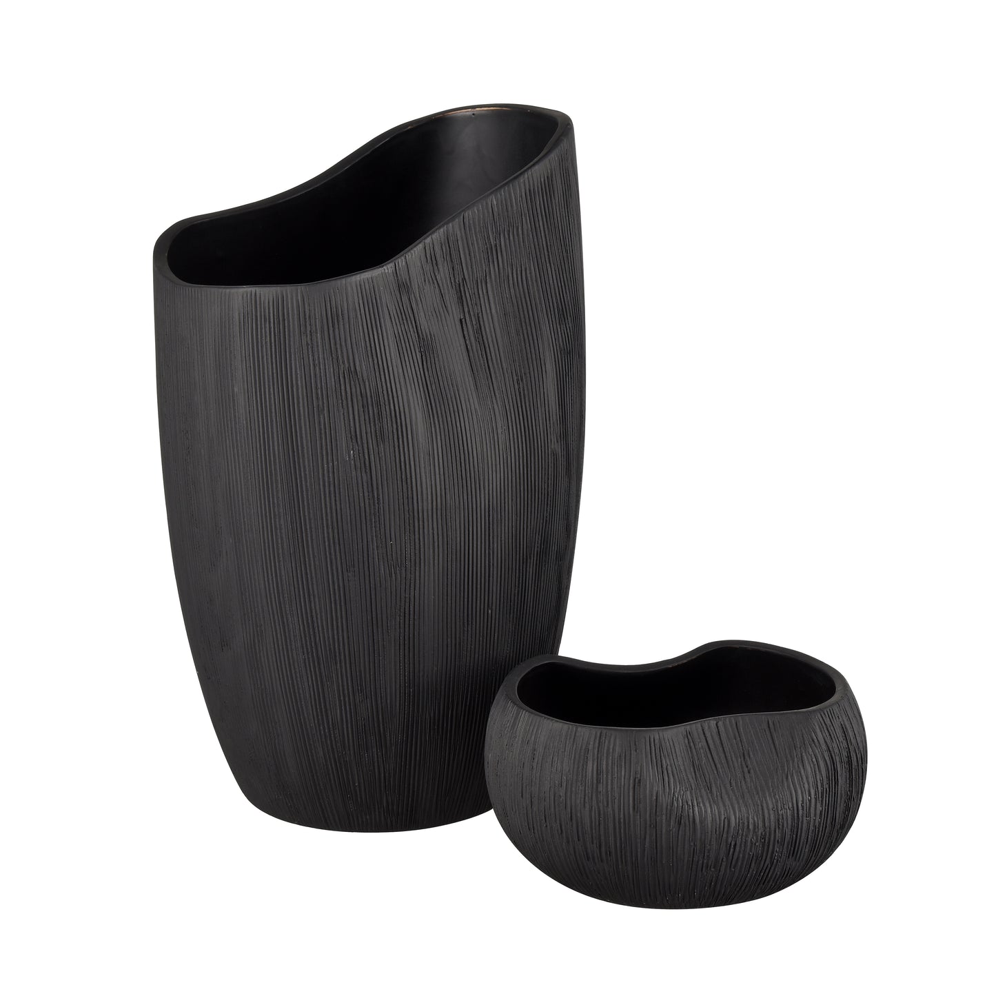 H0017-9748 - Scribing Vase - Black