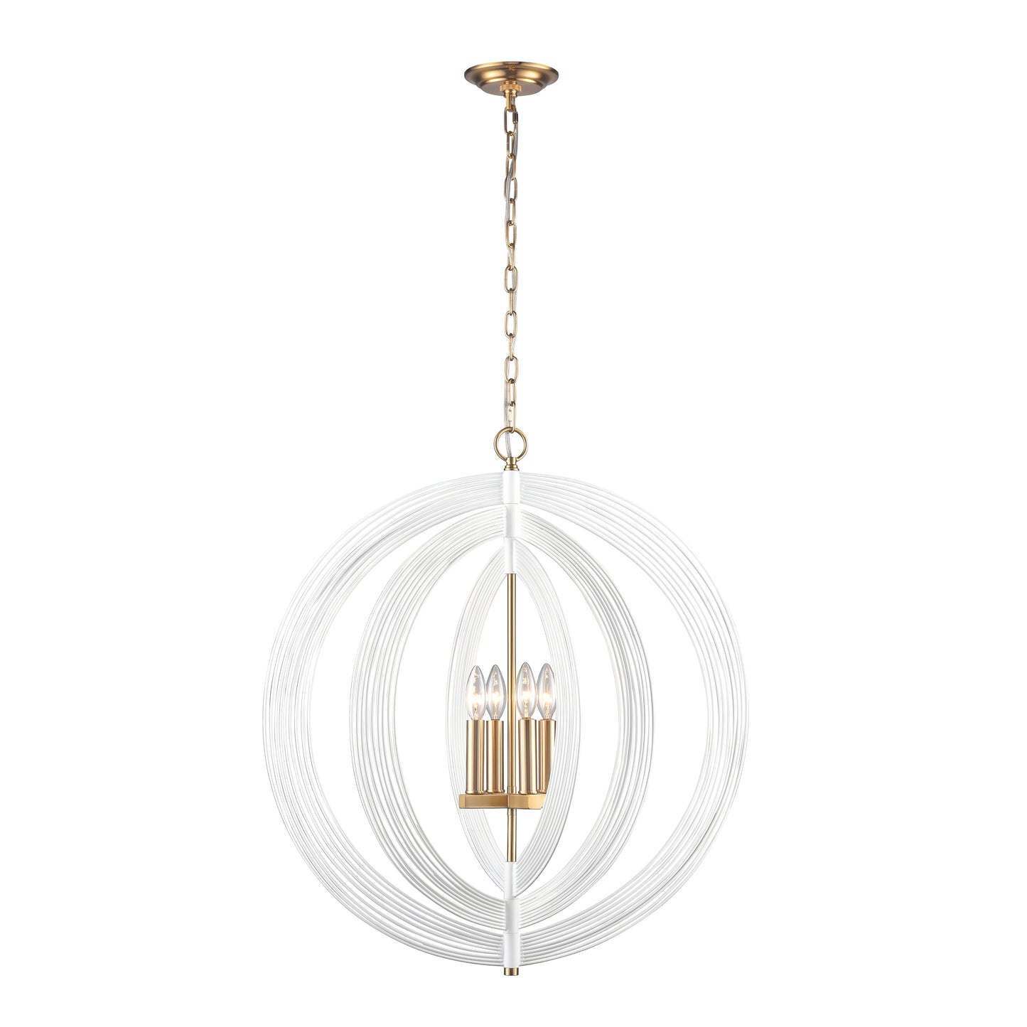 H0018-10357 - Orme 27'' Wide 4-Light Pendant - White