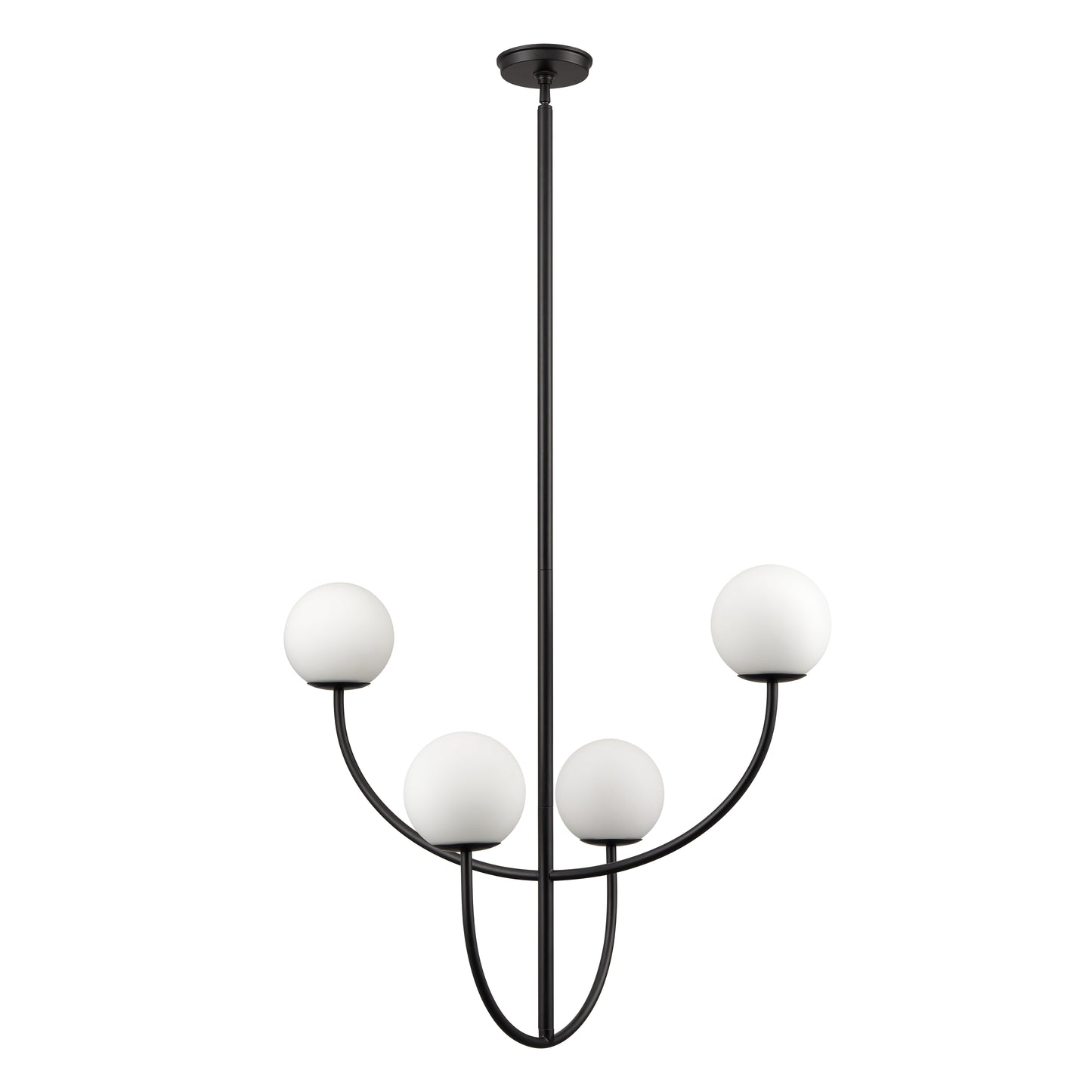 H0018-10371 - Doby 30'' Wide 4-Light Pendant - Matte Black