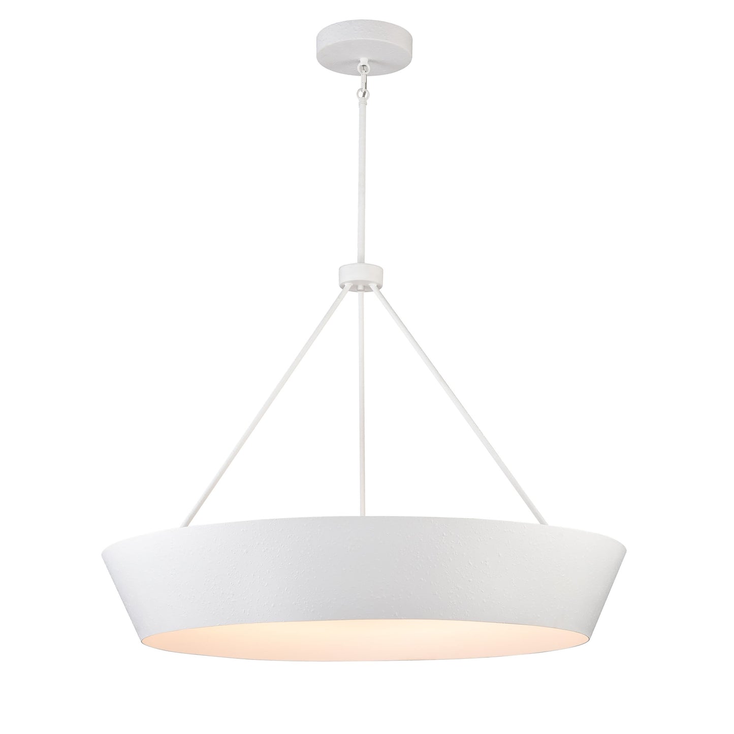 H0018-11129 - Vincent 36'' Wide Integrated LED Chandelier - Plaster White