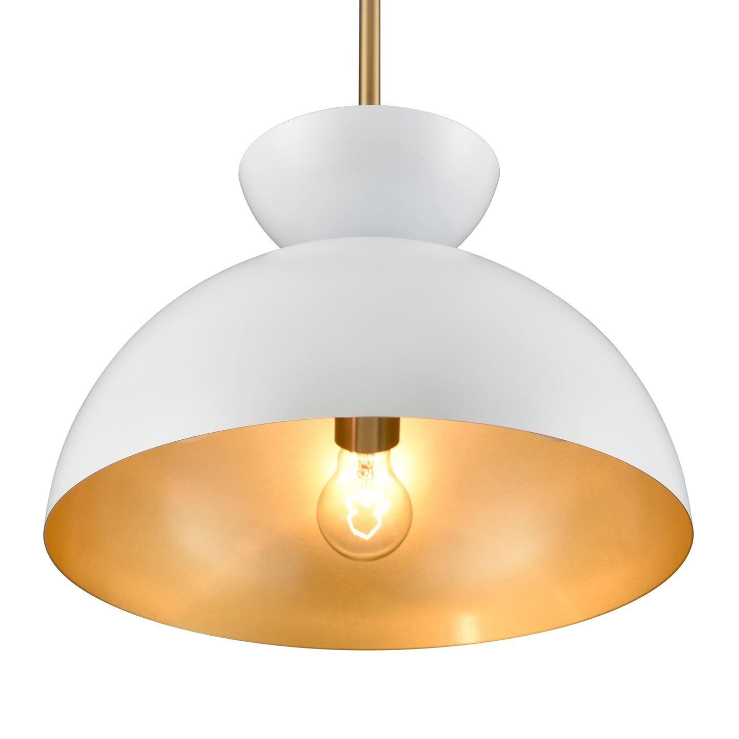 H0018-11549 - Corbell 14'' Wide 3-Light Pendant - Matte White