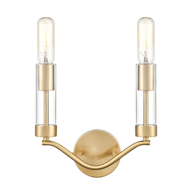 H0018-8562 - Celsius 11'' High 2-Light Sconce - Satin Brass