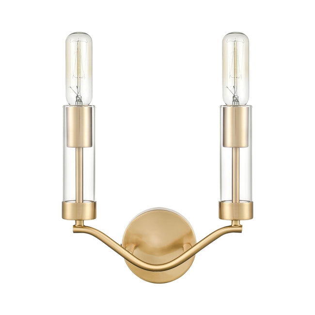 H0018-8562 - Celsius 11'' High 2-Light Sconce - Satin Brass