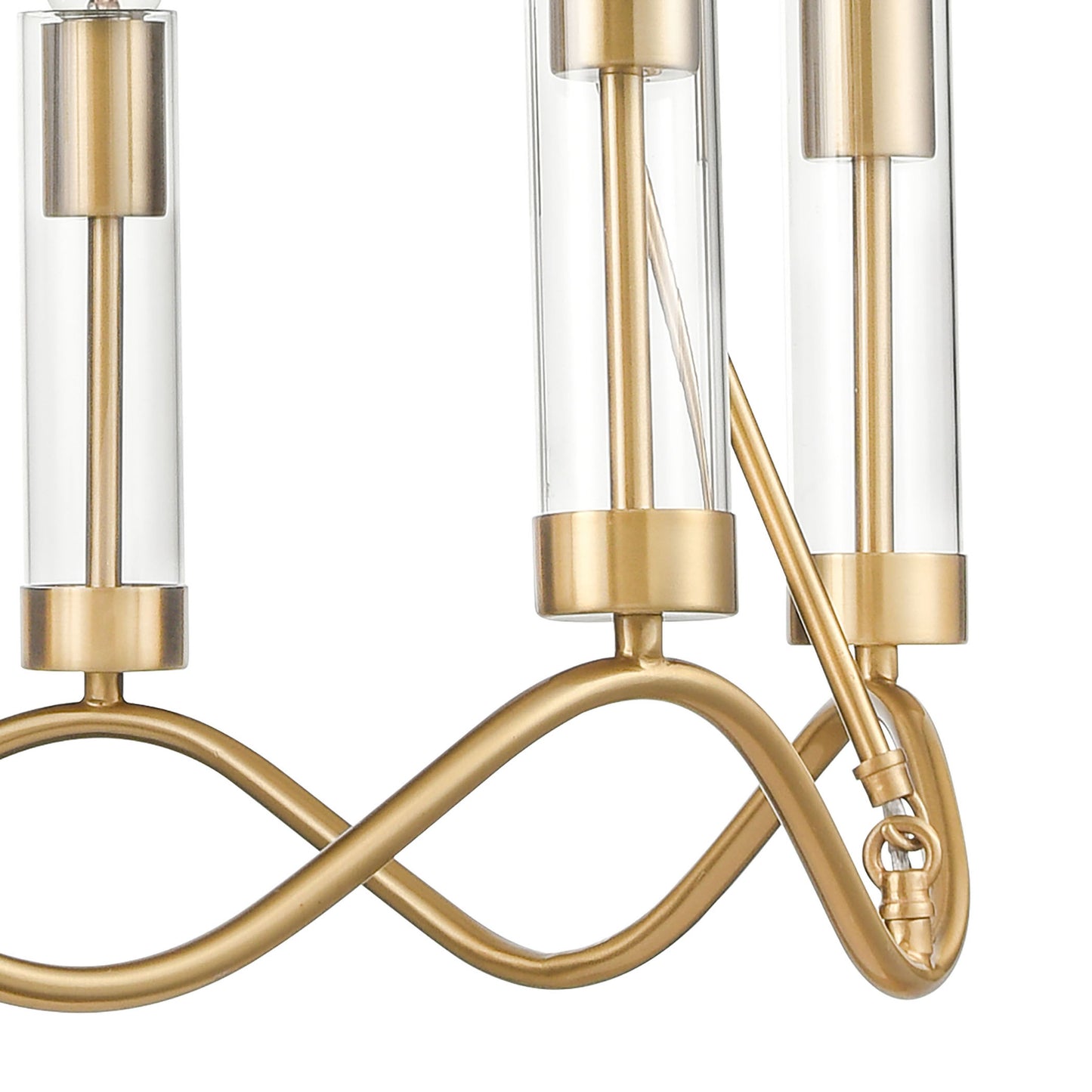 H0018-8564 - Celsius 27'' Wide 6-Light Chandelier - Satin Brass