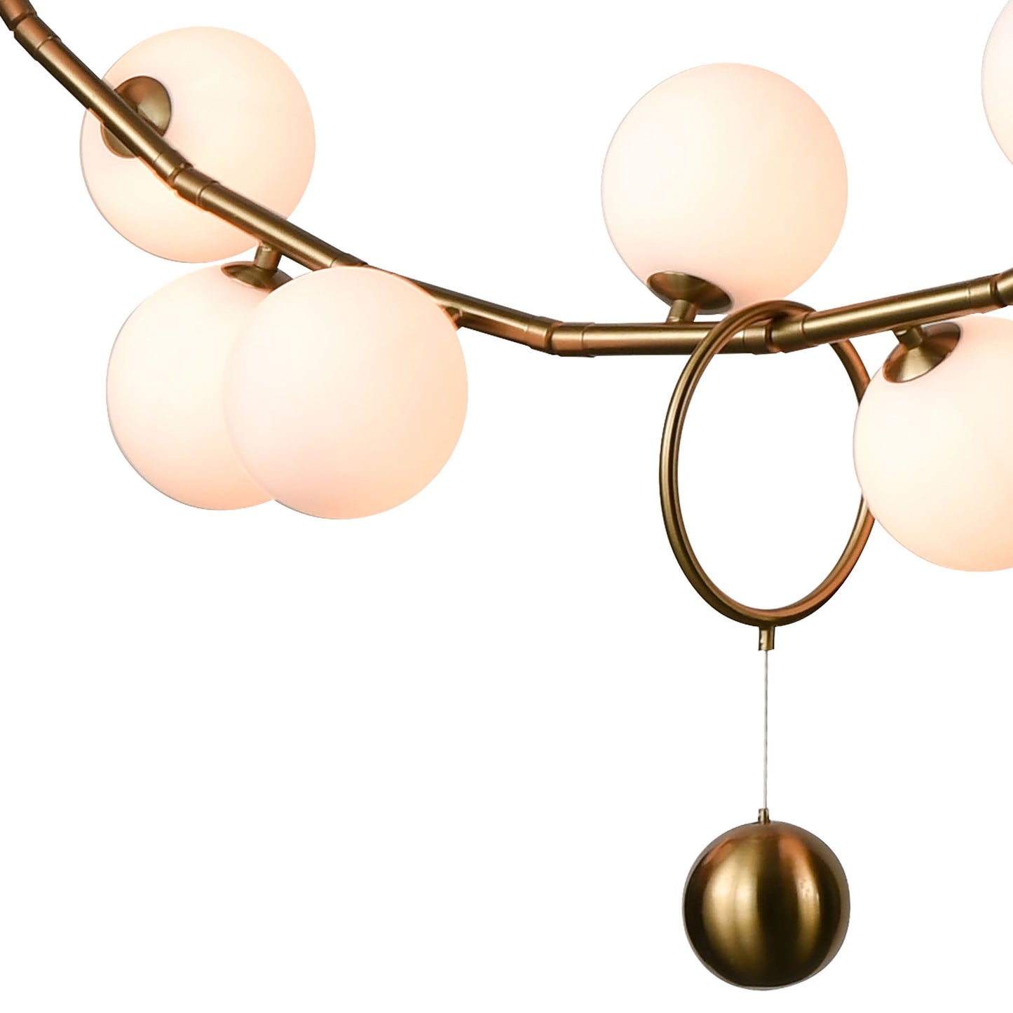 H0018-8565 - Acuminate 61'' Wide 15-Light Linear Chandelier - Satin Brass