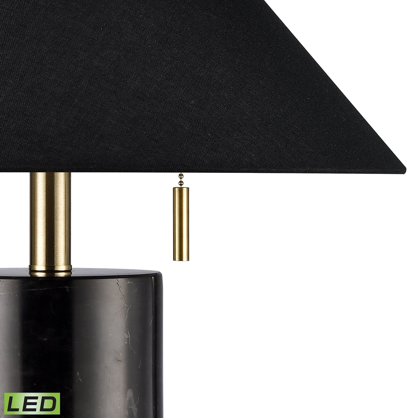 H0019-10337-LED - Blythe 26'' High 2-Light Table Lamp - Black - Includes LED Bulbs