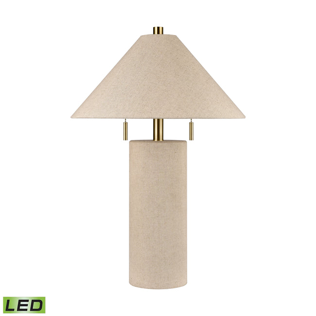 H0019-10338-LED - Blythe 26'' High 2-Light Table Lamp - Linen - Includes LED Bulbs