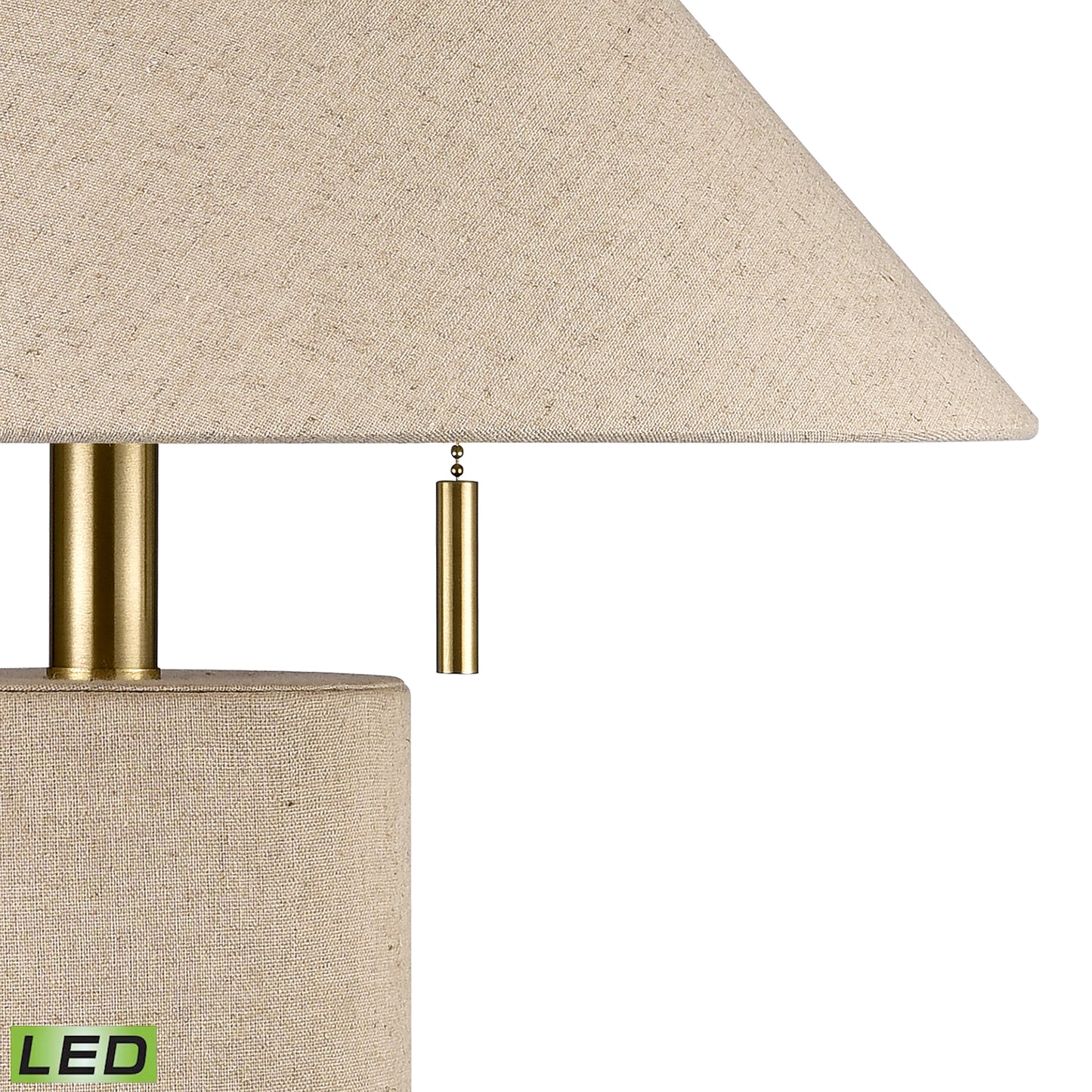 H0019-10338-LED - Blythe 26'' High 2-Light Table Lamp - Linen - Includes LED Bulbs