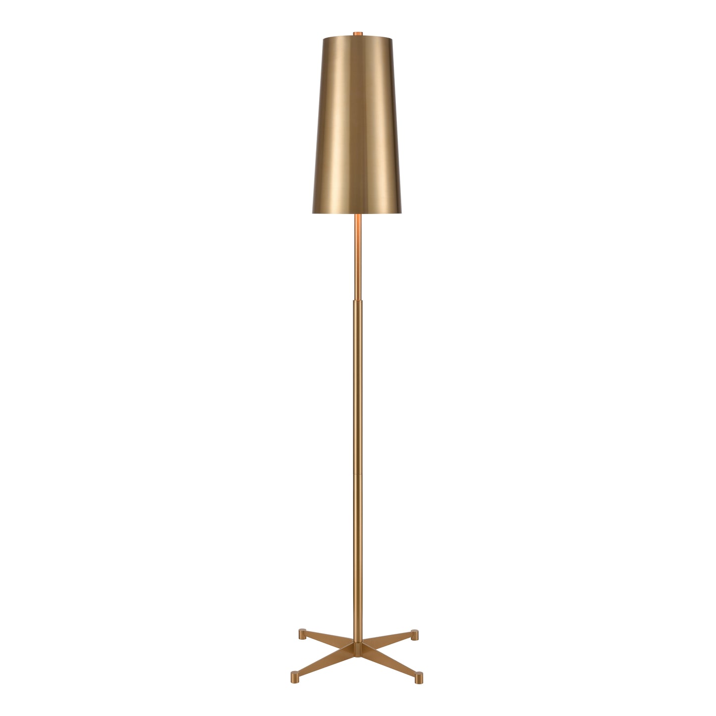 H0019-11066 - Matthias 65'' High 1-Light Floor Lamp - Aged Brass