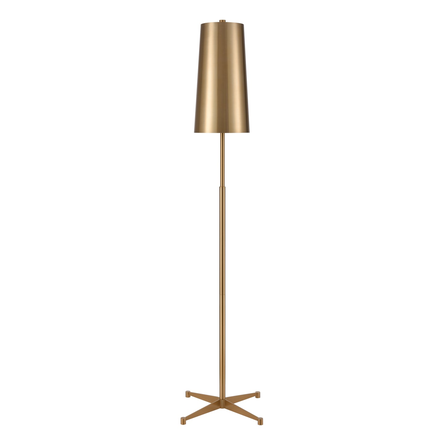 H0019-11066 - Matthias 65'' High 1-Light Floor Lamp - Aged Brass