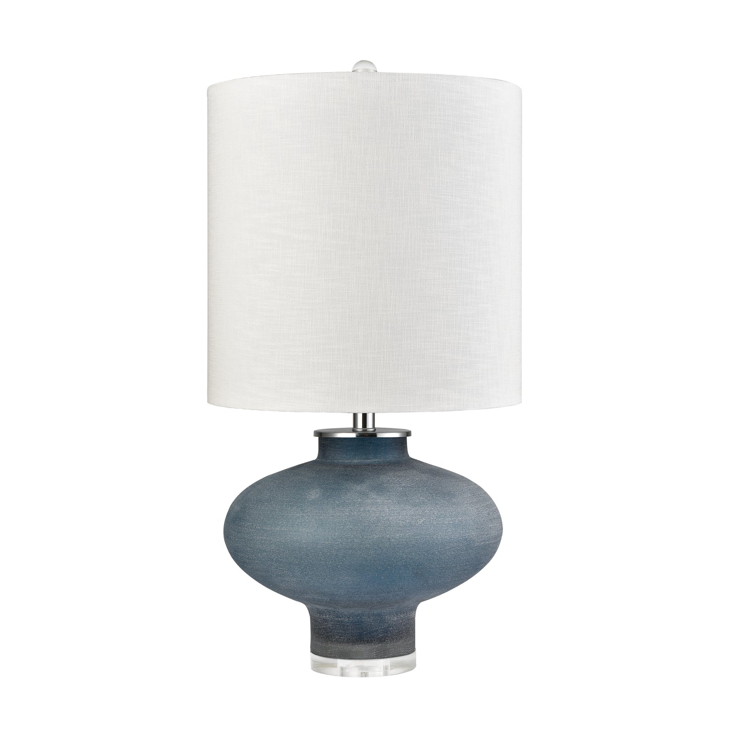 H0019-11080 - Skye 28'' High 1-Light Table Lamp - Frosted Blue