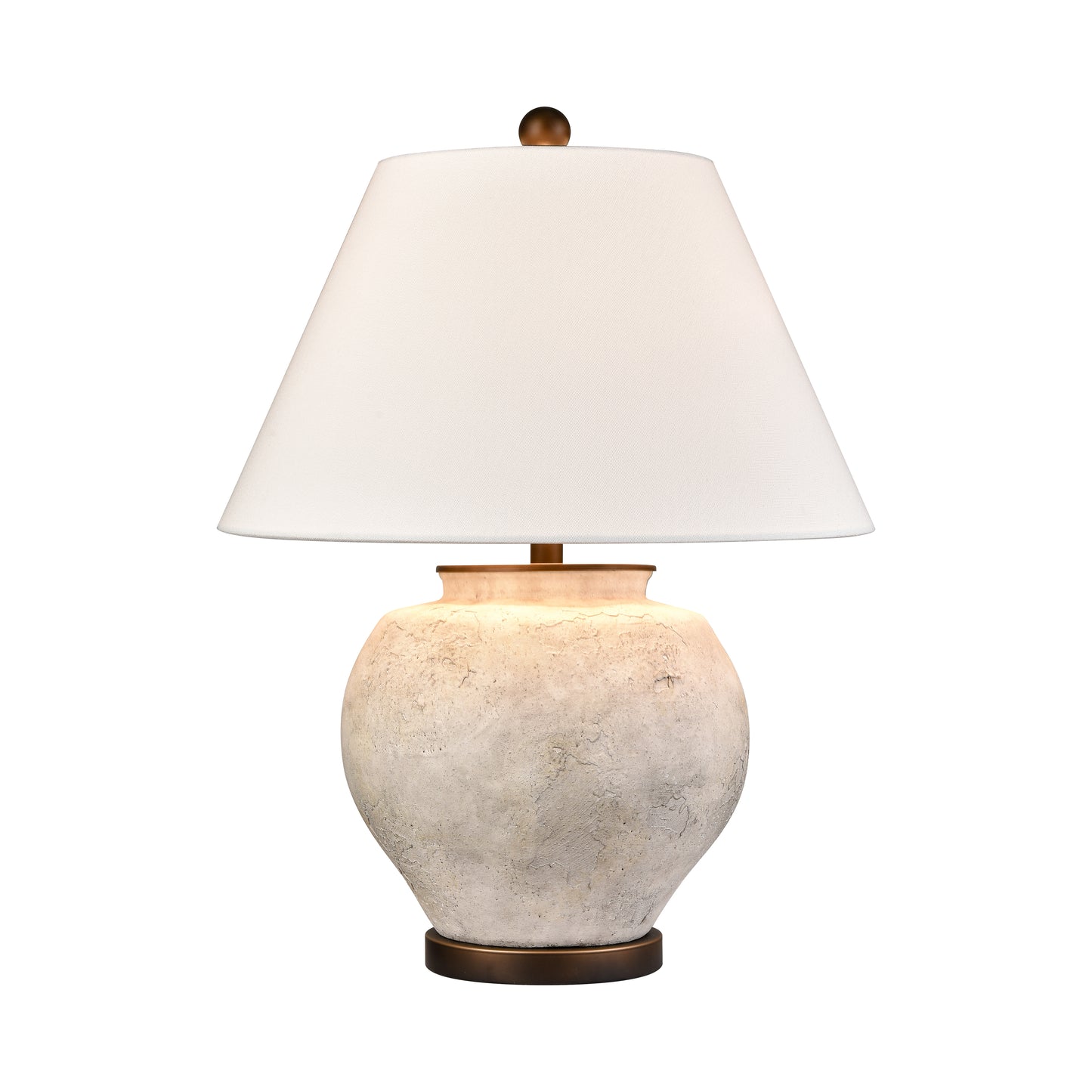 H0019-11087 - Erin 26'' High 1-Light Table Lamp - Aged White