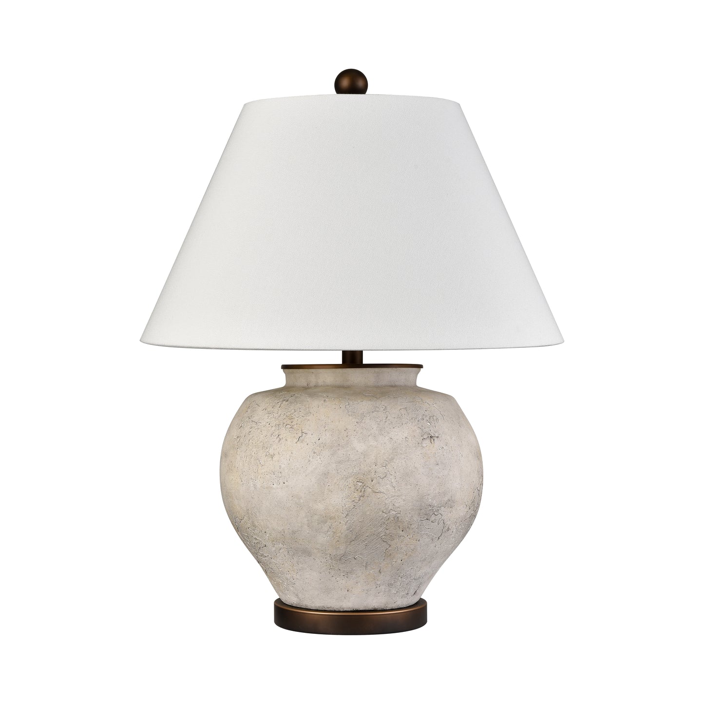 H0019-11087 - Erin 26'' High 1-Light Table Lamp - Aged White