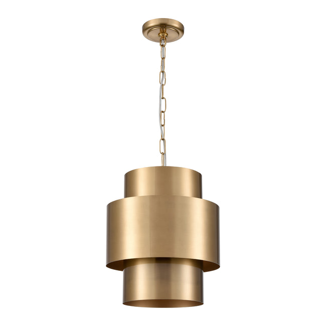 H0019-11109 - Reese 12'' Wide 1-Light Pendant - Aged Brass