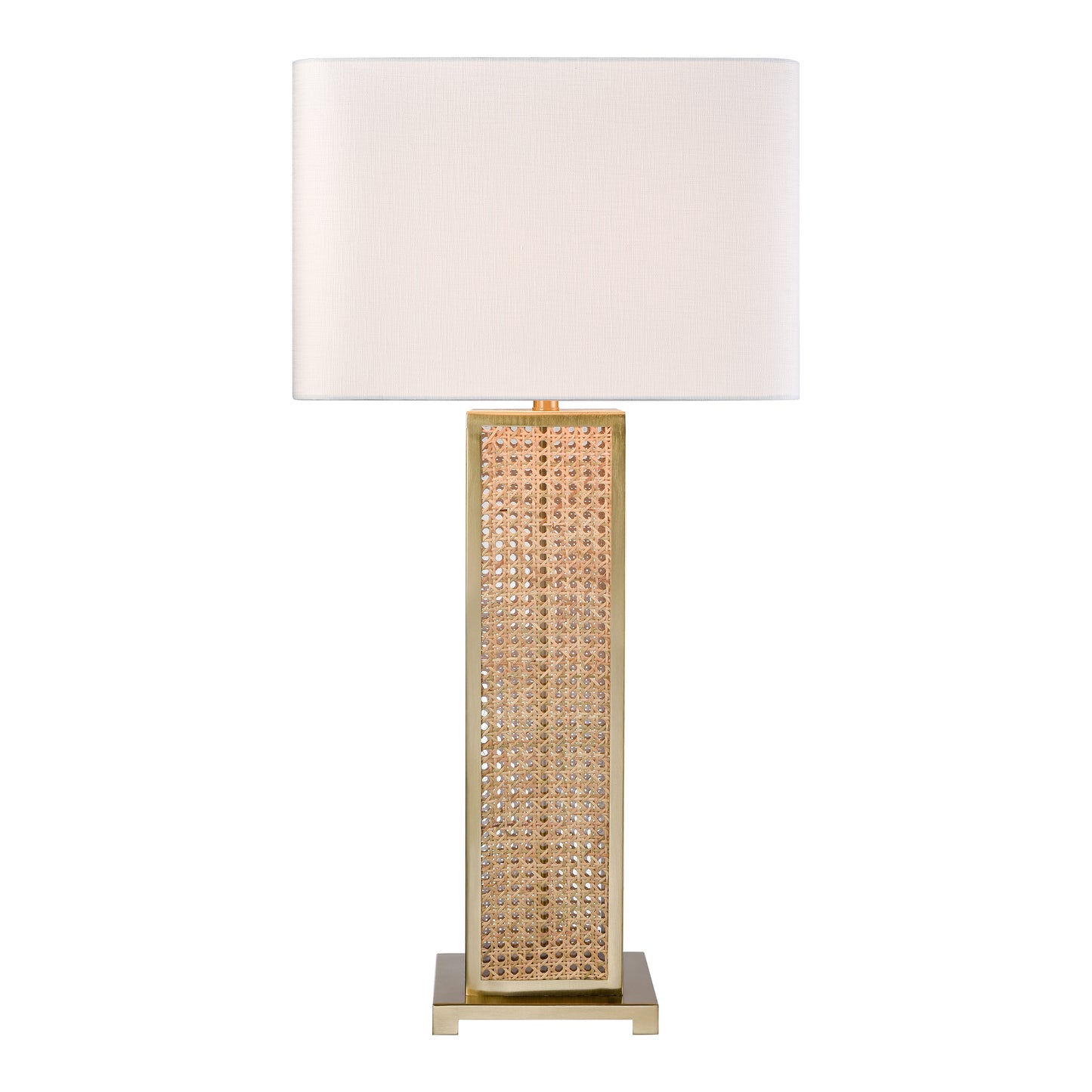 H0019-11165-LED - Webb 36'' High 1-Light Table Lamp - Natural with Brass - Includes LED Bulb