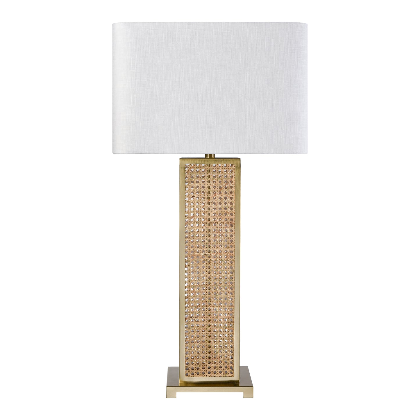 H0019-11165-LED - Webb 36'' High 1-Light Table Lamp - Natural with Brass - Includes LED Bulb