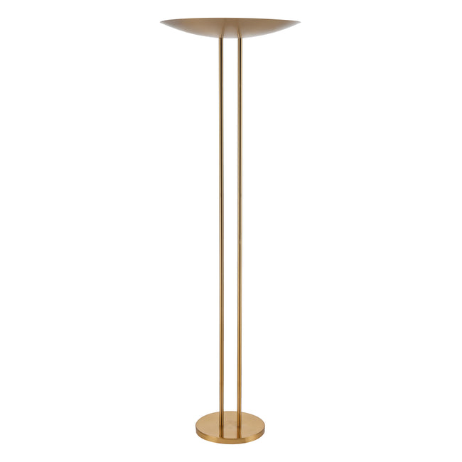 H0019-11543 - Marston 72'' High 2-Light Floor Lamp - Aged Brass