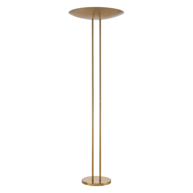 H0019-11543 - Marston 72'' High 2-Light Floor Lamp - Aged Brass