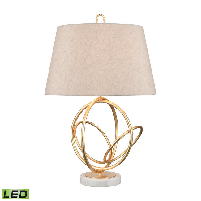 H0019-7986-LED - Morely 26'' High 1-Light Table Lamp - Gold Leaf - Includes LED Bulb