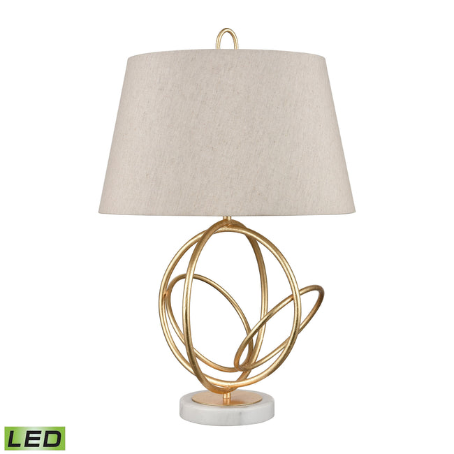 H0019-7986-LED - Morely 26'' High 1-Light Table Lamp - Gold Leaf - Includes LED Bulb