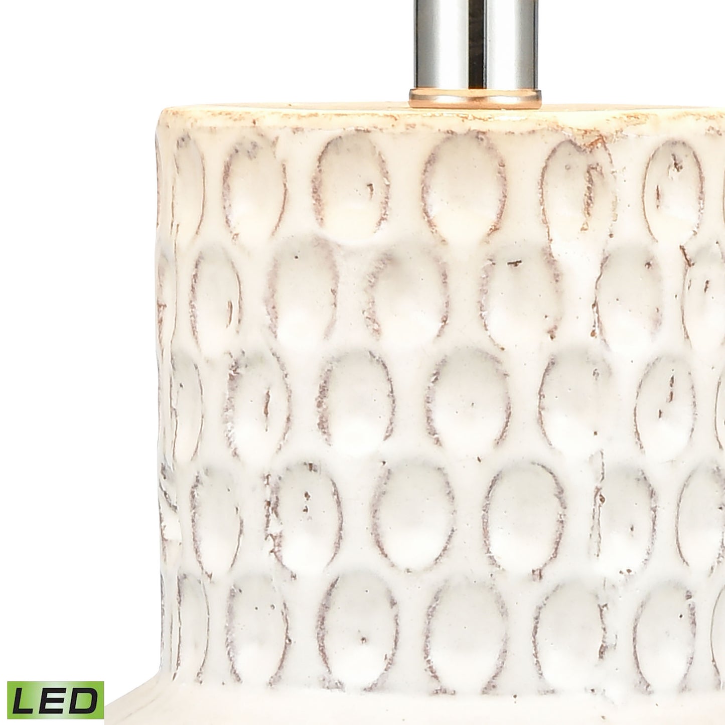 H0019-7991-LED - Delia 21'' High 1-Light Table Lamp - White - Includes LED Bulb