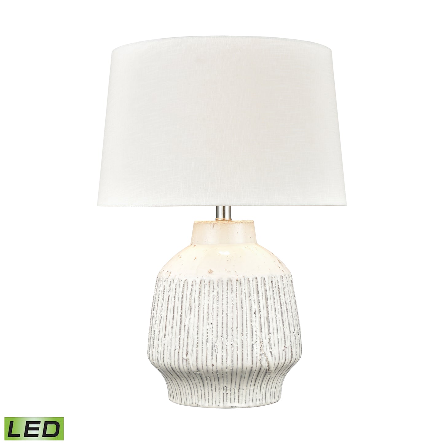 H0019-7992-LED - Rhoda 24'' High 1-Light Table Lamp - White - Includes LED Bulb